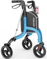 3 Wheel Walkers for Seniors, Foldable Wheeled Rollator 1182J T7-1