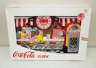 New!! Rare!! Vtg COCA COLA/ Coke Soda Fountain Diner Jukebox WALL CLOCK /Burwood