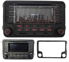 VW Autoradio RCN210 + Emulator Bluetooth CD SD USB AUX f&uuml;r Passat B6 Golf5 MK5 6