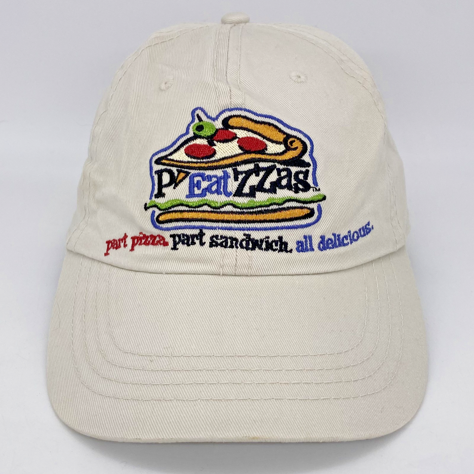 7 Eleven P'Eatzzas Hat Snapback Adjustable OSFA Beige Cap Pizza ...