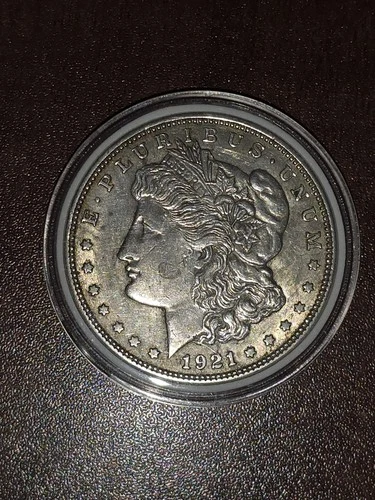 1921 Morgan Silver Dollar $1 Coin Circulated Uncertified 0.9 Fine Silver