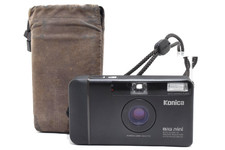 tested  NEAR MINT  Konica Big mini BM-301 Black 35mm Film Camera From Japan