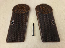 Browning FN Model 1910 Fine Checkered English Walnut Pistol Grips w/Logo SWEET!M