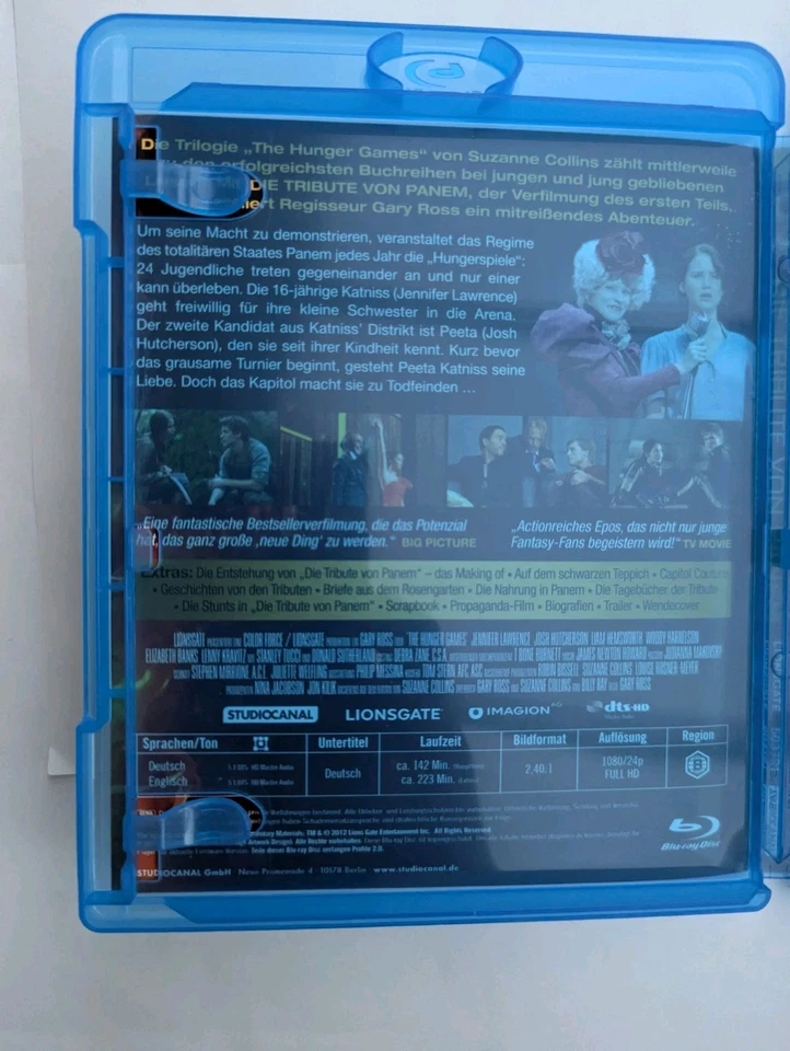 Die Tribute von Panem BluRay The Hunger Games Special Edition - Bild 4 von 4