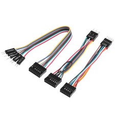 ELFJMZP Motherboard Front Panel Adapter Kit: Power Switch/USB 2.0/Audio Black
