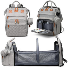 Diaper Bag Backpack with Changing Station, Large Diaper Bag for Boys and Girls,