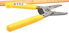 Ideal T Stripper 45-126 Wire Stripper Yellow Grips 6.25" Made In USA