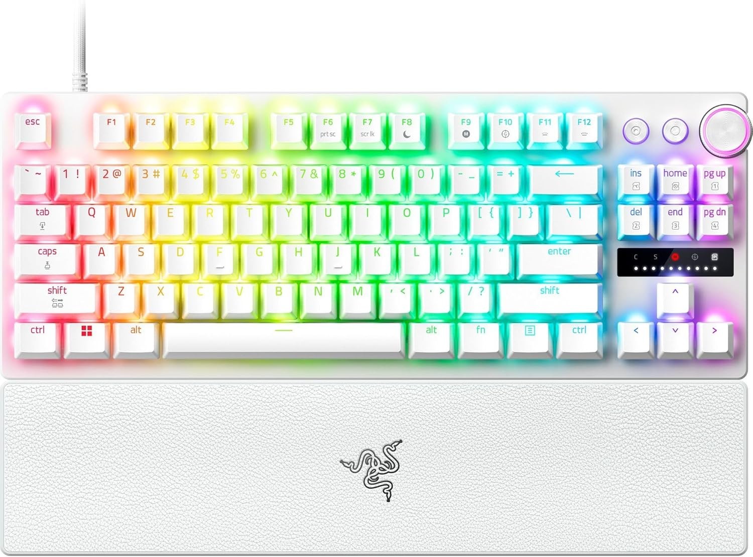 Razer Huntsman V3 Pro 8KHz TKL Wired Keyboard White Certifie