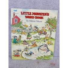 Little Monsters Word Book by Mercer Mayer Golden Press 1977 Childrens Education