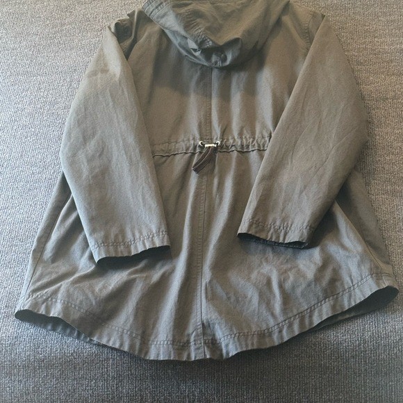 Solid, black lightweight style coat, jacket, size… - image 6