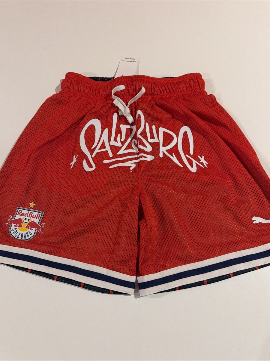 PUMA HOOPS x Salzburg Red Bull Basketball Reversible Shorts Men Sz