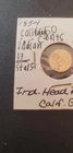 1854 California Fractional Gold — photo from another recent sale