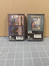 Styx Cassette Tape Lot Of 2, The Grand Illusion  Paradise Theater, Tested
