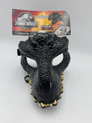 Fallen Kingdom Jurassic World Dinosaur Black Indoraptor Mask Hinged Jaw 2017 New