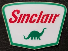 SINCLAIR STICKER “ORIGINAL DINOSAUR” 3 1/2“ X 2 1/2“￼  GLOSSY THICK WATERPROOF 