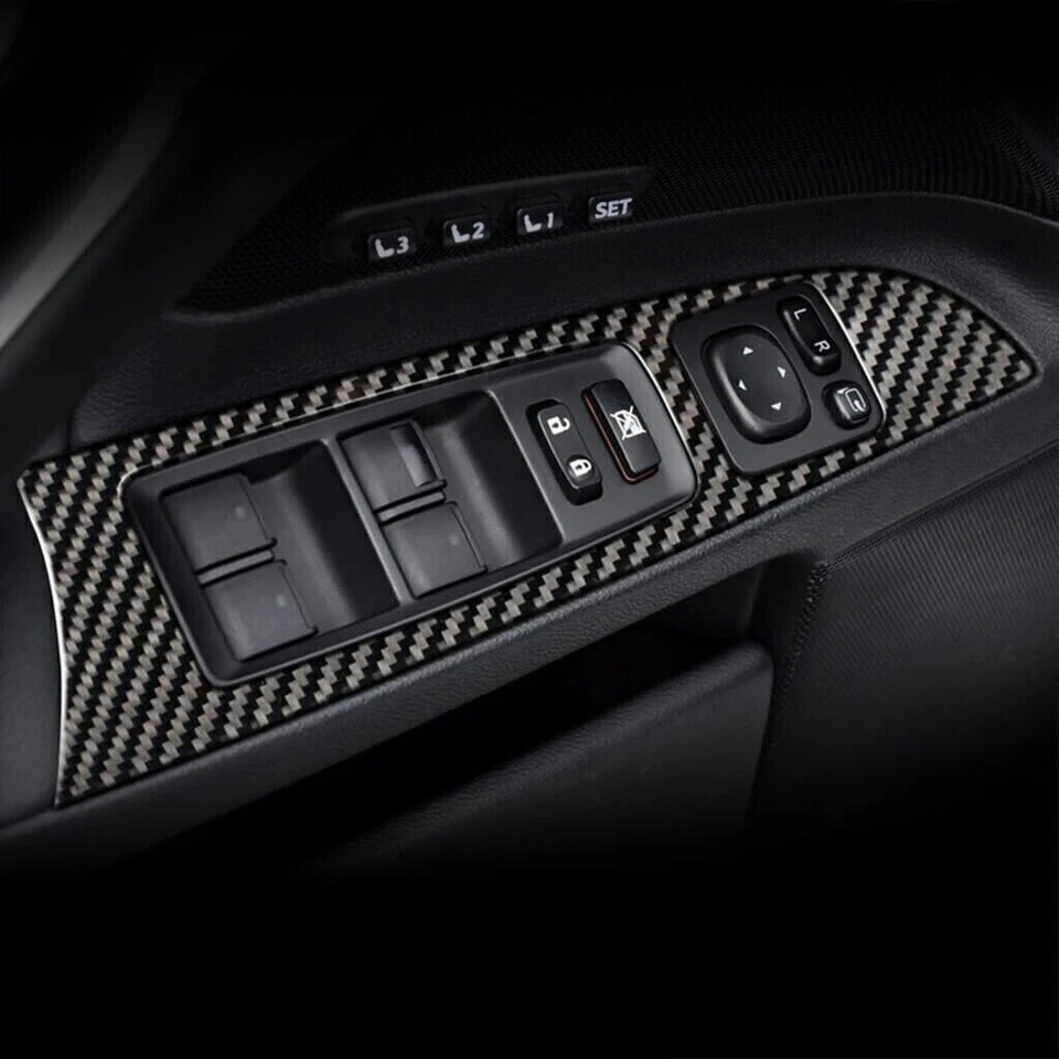 32Pcs Real Carbon Fiber Full Interior Set Trim Cover For Lexus IS250 IS350 06-12 - Image 4 of 4