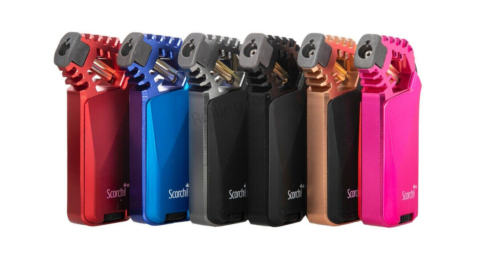 1 x Scorch 4-1/4" Torch Lighter  Metal Flame Adjustable Refillable  color vary