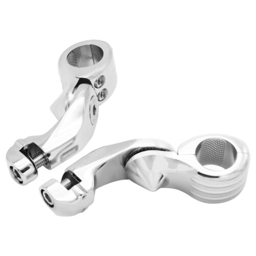 1-1/4" 1.25" 32mm Footpegs Mount Brackets Clamps For Harley Road King / Glide US - Picture 19 of 19