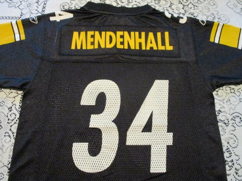 PITTSBURGH STEELERS RASHARD MENDENHALL #34 SUPER BOWL XLV JERSEY- YOUTH MED RARE - Picture 2 of 11