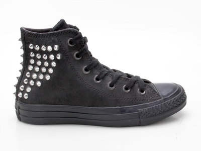 Converse Chuck Taylor CT Collar Studs 540221C Womens Sneakers Shoes Black