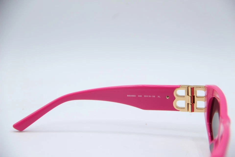 NUEVAS GAFAS DE SOL BALENCIAGA BB0095S 006 ORO ROSA AUTÉNTICAS CON ESTUCHE 53-19 Foto 3 de 4