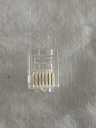 62 Pcs MISC. RJ Data/Network Modular Connector Plugs CAT5e Cat3 Gold contacts - Afbeelding 5 van 7