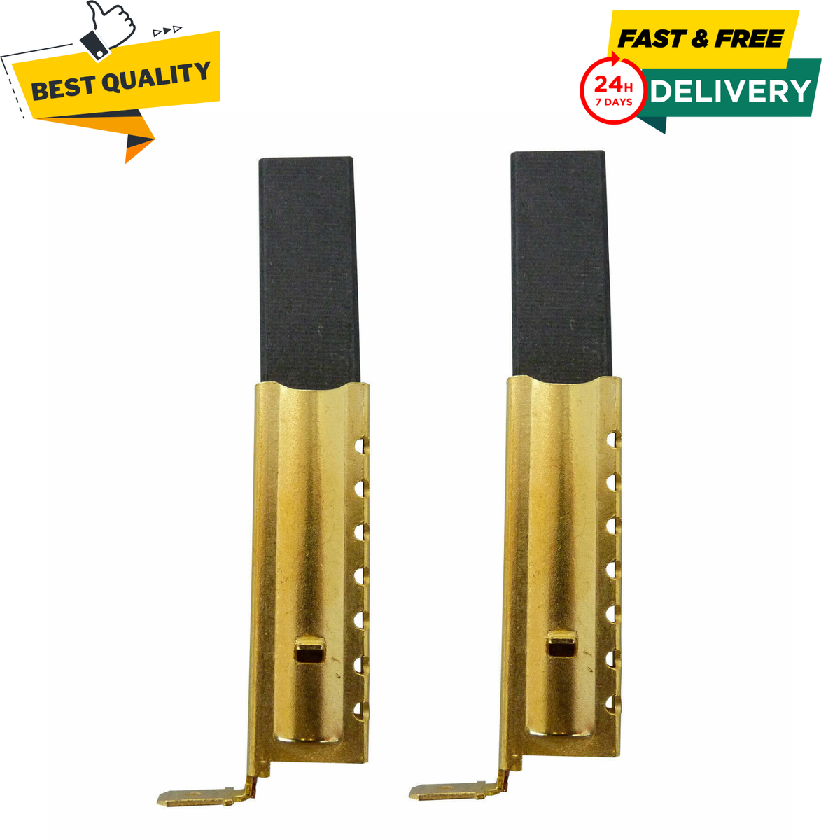 NEW Washing Machine Motor Carbon Brushes X 2 For Beko Models In Drop - Foto 2