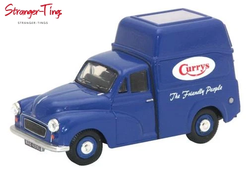 VANS Oxford Diecast Morris Minor High Top Van Currys scala 1 43
