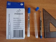 Ricariche refill per penne a sfera parker originali blu (1 ricambio)