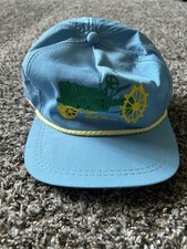 Vtg K Products John Deere 1929 Wide Tread Tractors SnapBack Hat Cap USA Expo IV