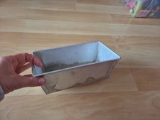 DDR Kuchenform Backform Kastenform 20,5 X 11,5 cm Vintage Aluminium VEB...