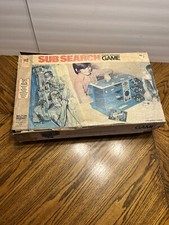 Vintage 1973 Made In USA Milton Bradley Sub Search 3 Level Board Game