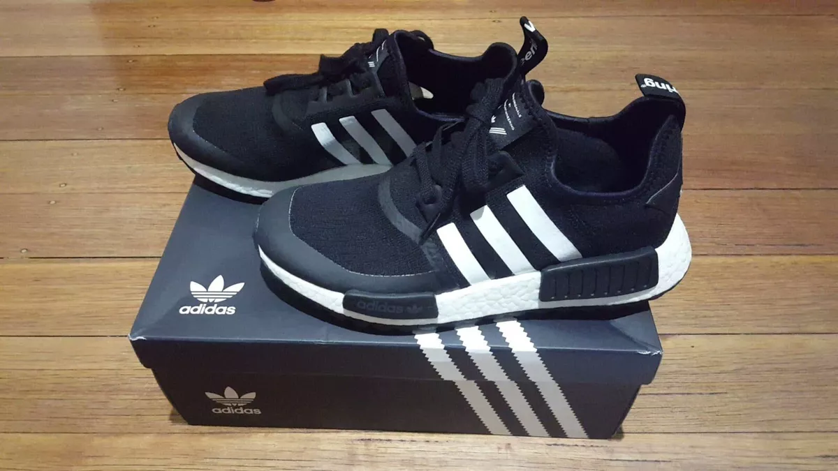 NEW Adidas NMD R1 Trail White Mountaineering Core Black Size UK 7.5 Never Worn