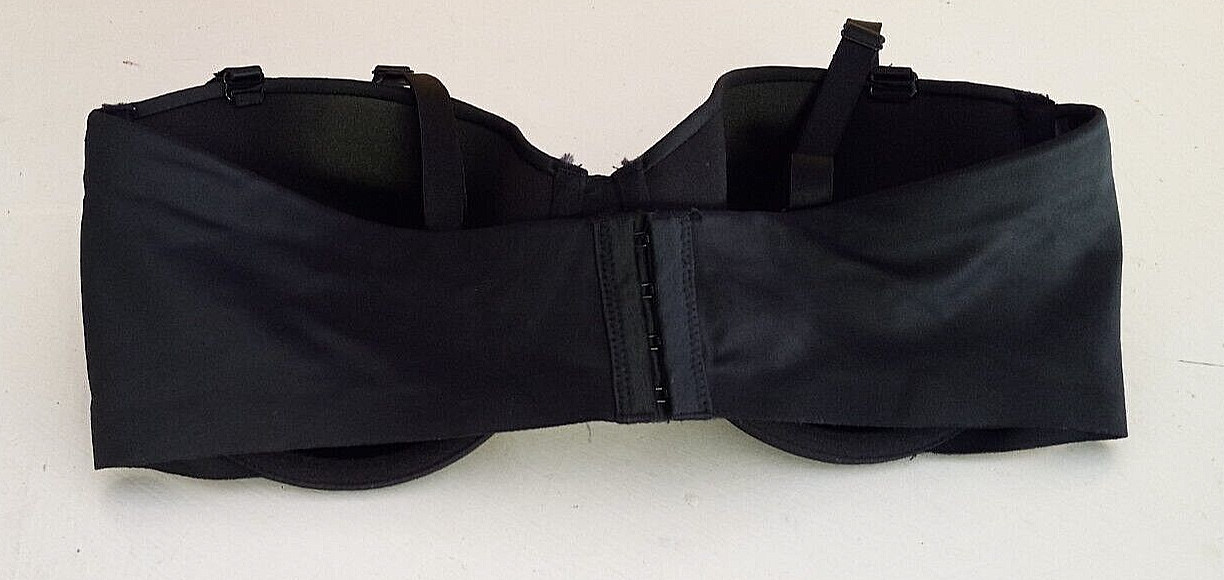 Assets by SPANX nylon blend solid black underwire… - image 2