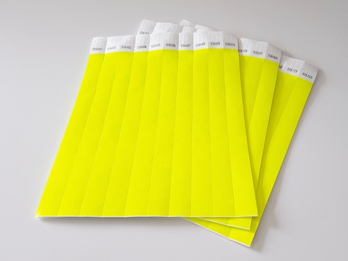 2000 Einlassbänder Eintrittsbändchen Papierarmbänder Kontrollarmbänder einfarbig - Bild 8 von 15