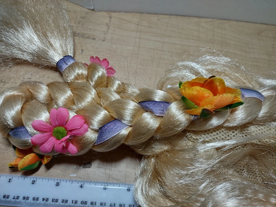 Princess Paradise блондинка с 47» коса с цветами - Изображение 4 из 4