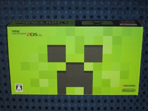 Nintendo 2ds Ll Minecraft Bundle Limited Creeper Ed Green Console System Japan Ebay