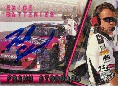 Frank Stoddard signed 2000 PRESS PASS trading card NASCAR #36 | eBay
