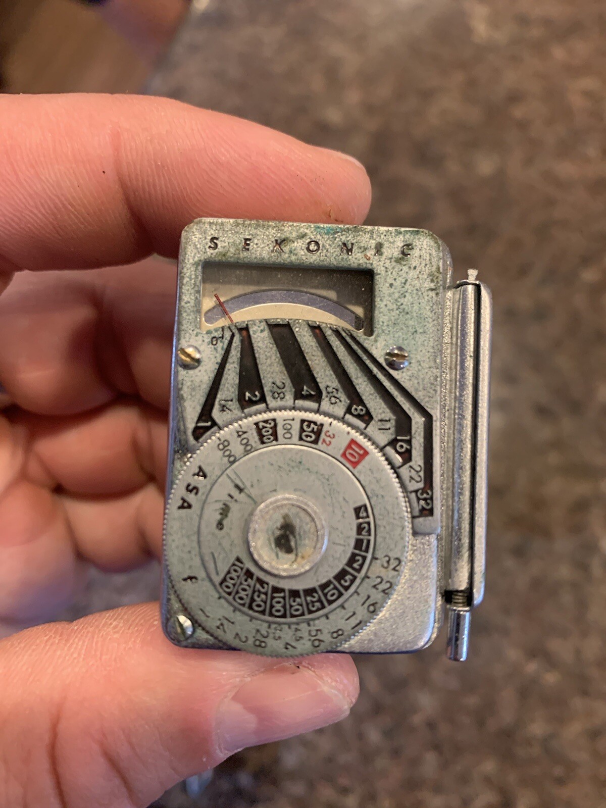 Vintage Sekonic Light Meter With Leather Case eBay