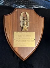 Vintage Retirement Plaque NAMED Sailor US Navy Herman Stiles Recruiting Station