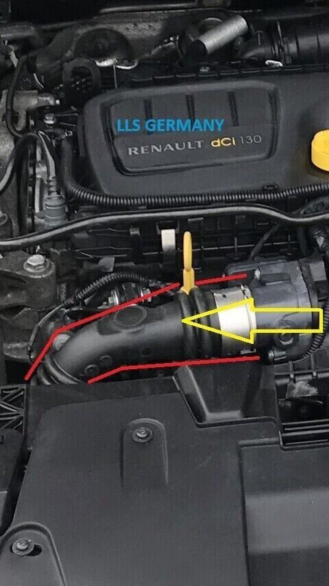 Turbo Hose Intercooler Hose for RENAULT SCENIC III 1.6 dCi 144603264R