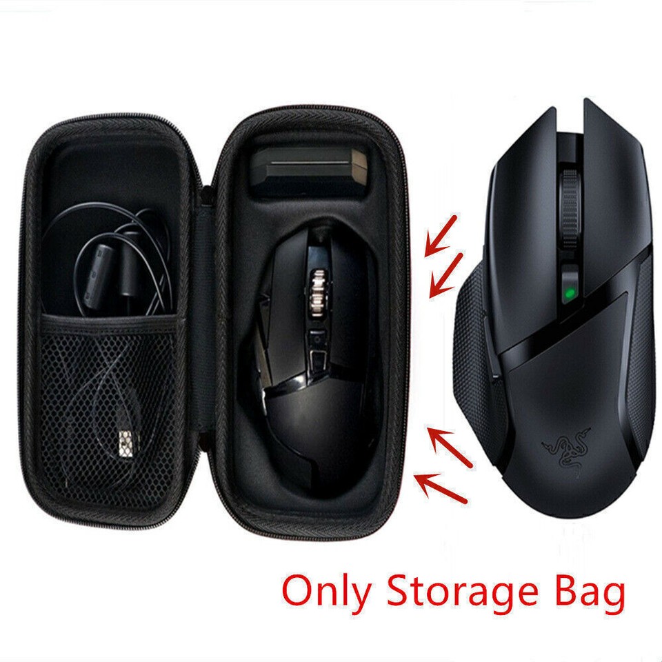 360° Zipper Hard Case Storage Bag For Razer Basilisk X Hyperspeed