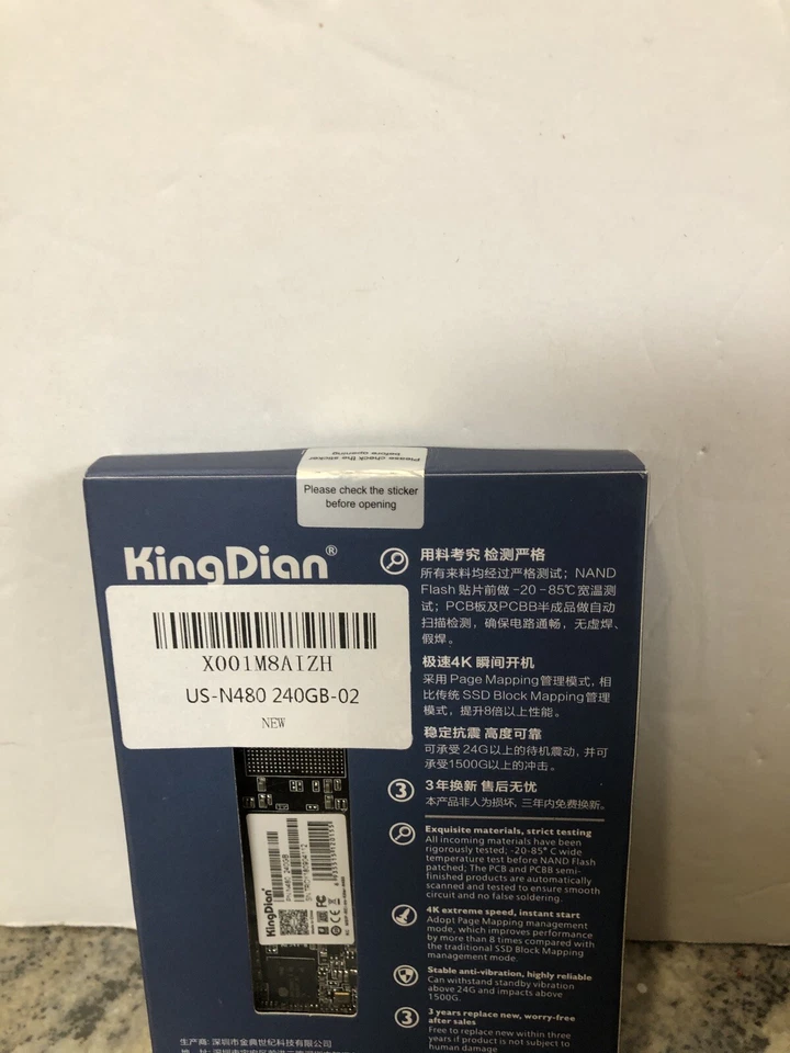 New KingDian N480 240GB External Solid State Drive USB 3.0 Portable SSD - Image 4 of 4