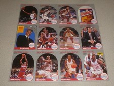 1990-91 UNCUT CARD SHEET NBA HOOPS COMBOS SET LA CLIPPERS BO KIMBLE RC MANNING
