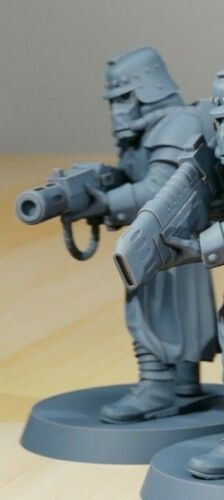 Imperial Soldiers of the Grim Guard x 1, Death Division, Melter Gun Korps 2 - Picture 1 of 1