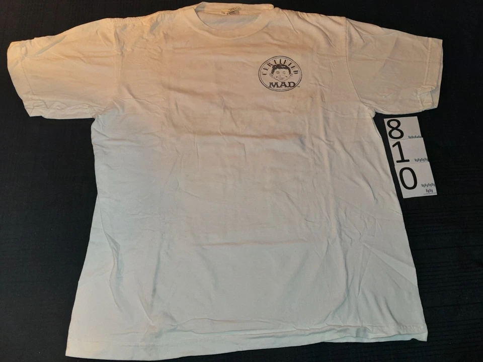 Revista MAD de colección certificada Alfred E. Neuman "¿Qué me preocupa?" Camisa Evolution Foto 2 de 4