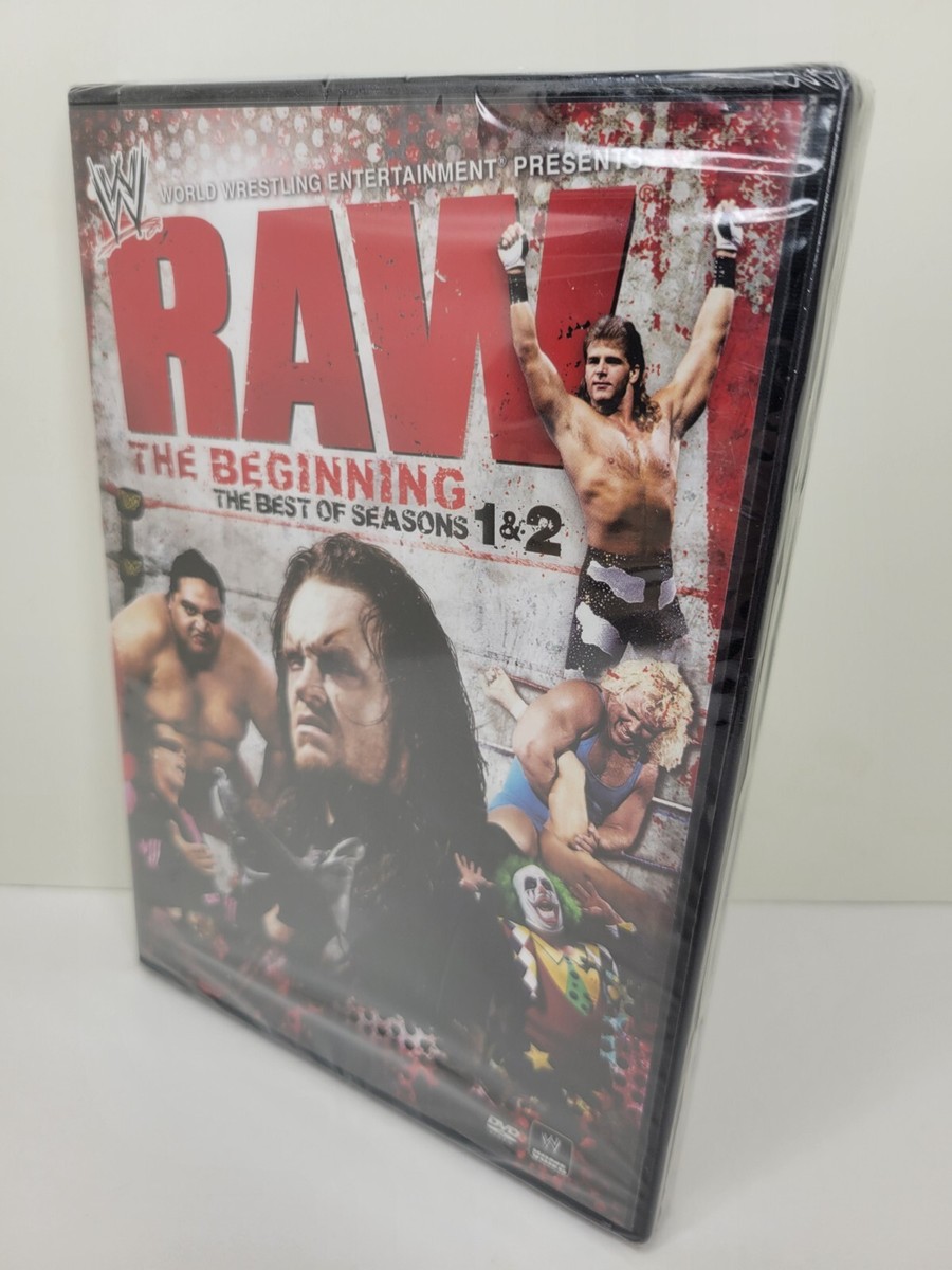 WWE Raw The Beginning Best of Seasons 1 & 2 Wrestling DVD 2 Disk