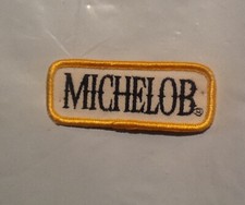 Michelob Beer Sew On Patch Unused 3 X 1 1/4 I...