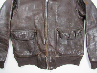 Vtg 1951 Korean War US Navy 55J14 G-1 Flight Jacket A Vtg 1951 Korean War US Navy 55J14 G-1 Flight Jacket A