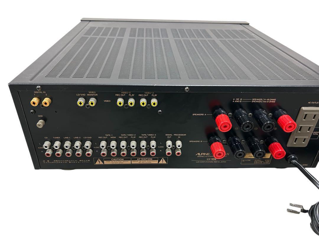 ALPINE/Luxman ANPLIFIER LV-109 FAST SHIPPING | eBay